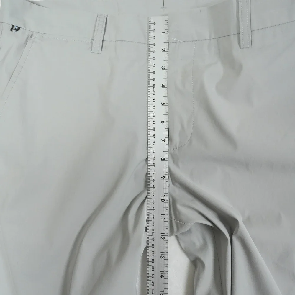 J Lindeberg Mens Regular Fit Light Gray Golf Chinos‎ Pants 36x32